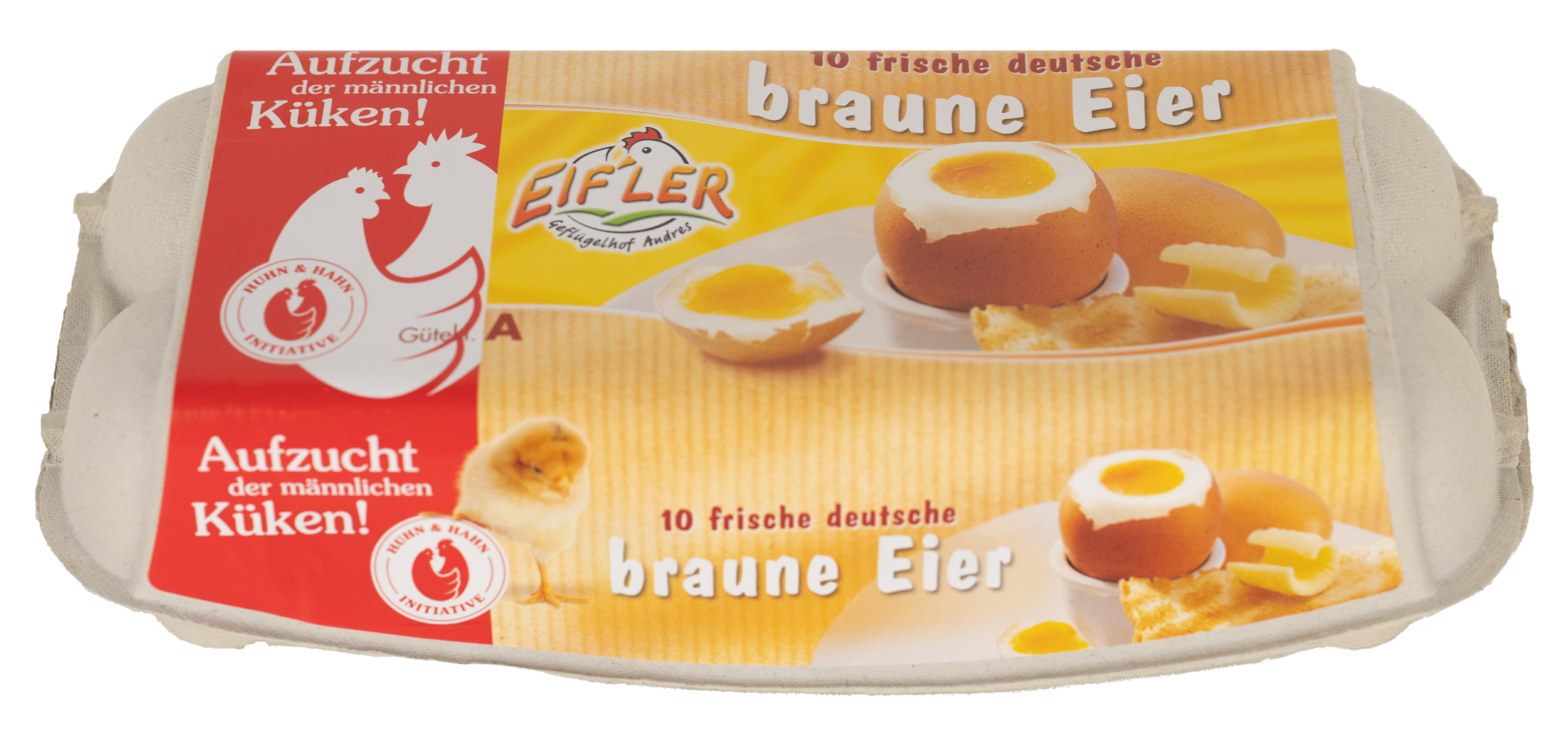 10 frische deutsche braune Eier // Geflügelhof Andres Mendig