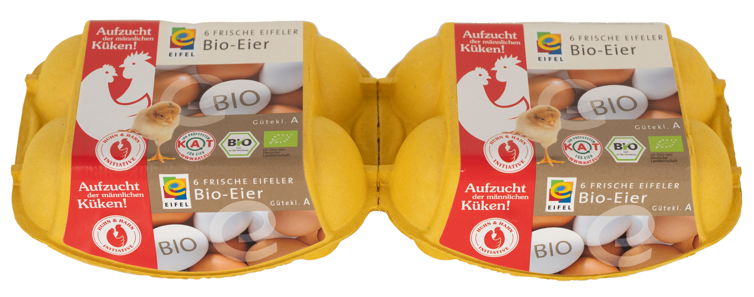 6 frische Eifleler Bio-Eier  // Geflügelhof Andres Mendig