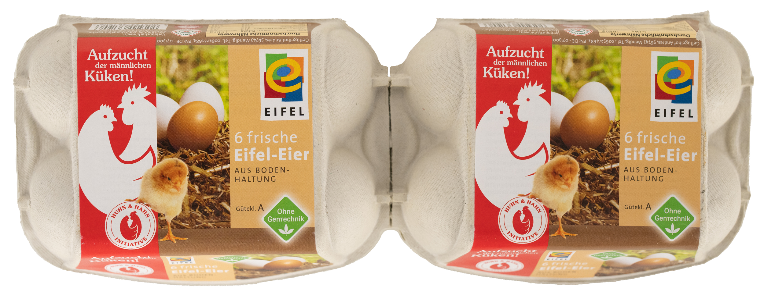 6 frische Eiflele-Eier aus Bodenhaltung  // Geflügelhof Andres Mendig